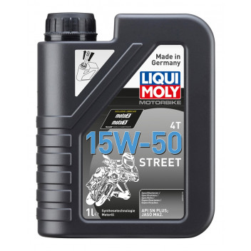 1LT MOTORBIKE 15W50 STREET LIQUI MOLY