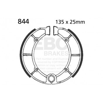 EBC BRAKE SHOE SET