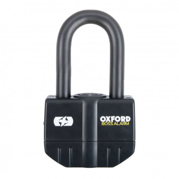 OXFORD BOX ALARM 16MM PADLOCK BLACK