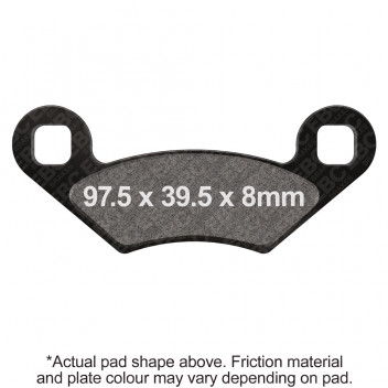 MOTORCYCLE DISC PAD SET