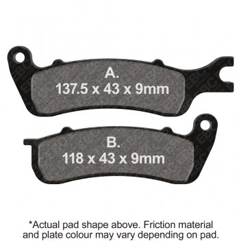 EBC Organic Motorcycle Pad