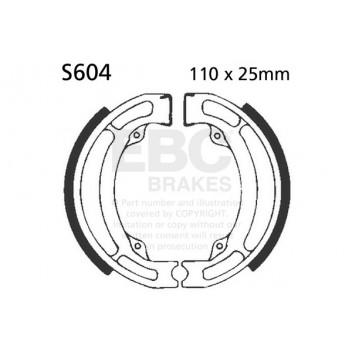 EBC BRAKE SHOE SET (5) 5