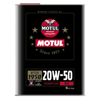 20W50 CLASSIC 2L METAL CAN 104511