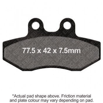 DOUBLE H SINTERED STREET PAD