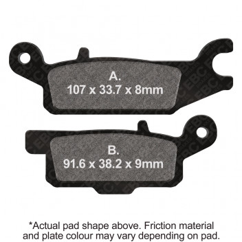M/C DISC PAD SET