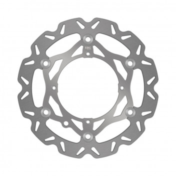 NEW PLAIN SILVER CENTER HUB OVERSIZE DISCS-280MM-C/W BRACKET