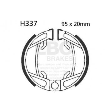 EBC BRAKE SHOE SET