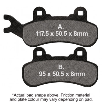SXS Sintered Race Formula Pads