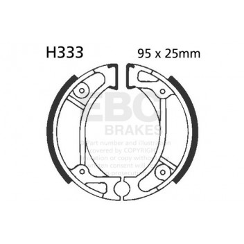 EBC BRAKE SHOE SET (5) 1K