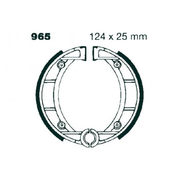 EBC BRAKE SHOE SET