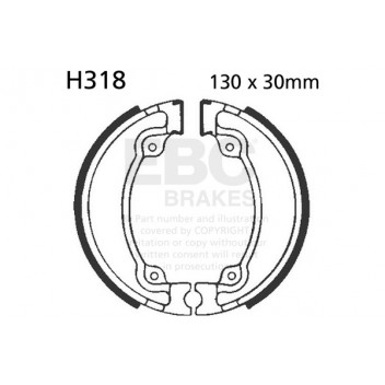 EBC BRAKE SHOE SET (5) 5