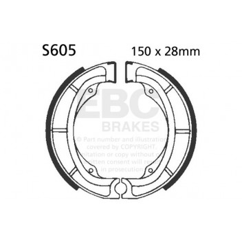 EBC BRAKE SHOE SET (5)