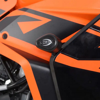 Aero no-cut Frame Sliders KTM RC125/200/390 '22-