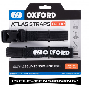 ATLAS STRAP B-CLIP 26MMX2.0M BK PAIR