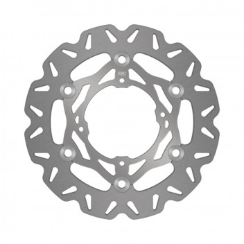 NEW PLAIN SILVER CENTER HUB OVERSIZE DISCS-250MM-C/W BRACKET