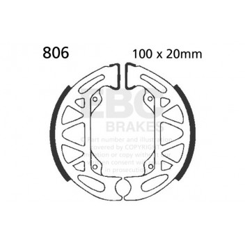 EBC BRAKE SHOE SET