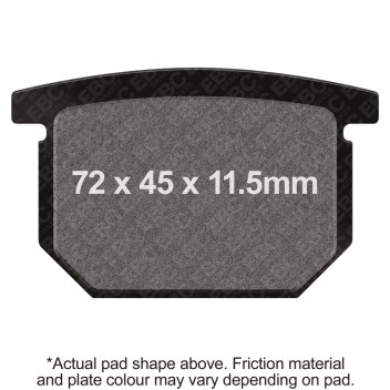M/C DISC PAD SET -DMX