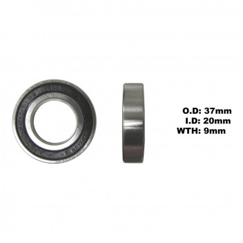 Bearing Koyo/JTEKT 6904DDU(ID 20mm x OD 37mm x W 9mm)