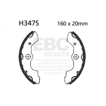 EBC BRAKE SHOE SET (5)