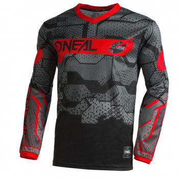 ELEMENT JERSEY CAMO RED MED V.22 BLACK RED ONEAL