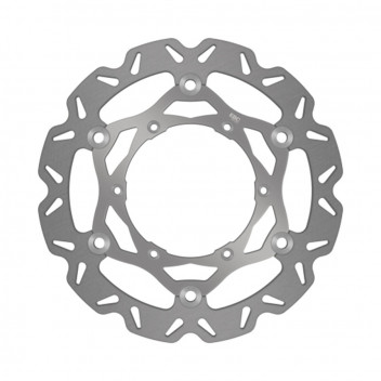 NEW PLAIN SILVER CENTER HUB OVERSIZE DISCS-280MM-C/W BRACKET