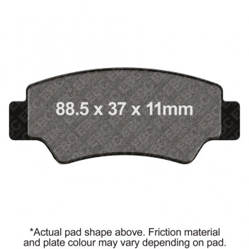 M/C DISC PAD SET - SINTERED