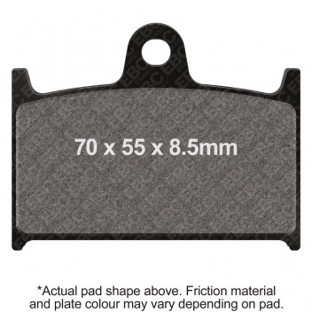 DOUBLE H SINTERED STREET PAD