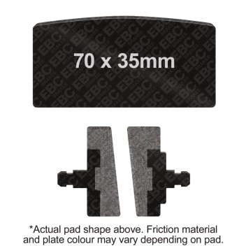 M/C DISC PAD SET -DMX