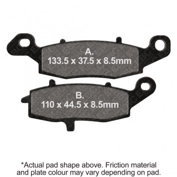 DOUBLE H SINTERED STREET PAD