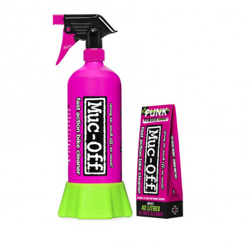 MUC OFF PUNK POWDER + BOTTLE 4PK + BOTTLE FOR LIFE BIKE CLEA