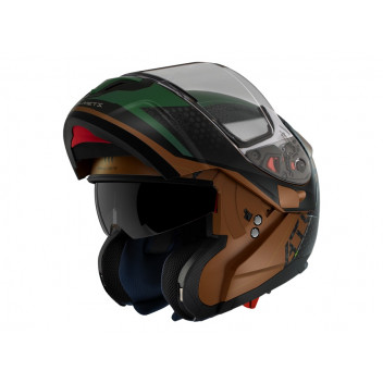 MT ATOM FLIP UP B6 GREEN XL MATT ADVENTURE