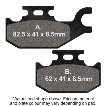 EBC SCOOTER DISC PAD SET E327