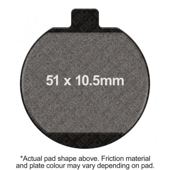 M/C DISC PAD SET -(5)