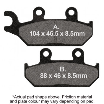 SXS Sintered Race Formula Pads