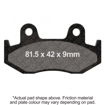 EBC SINTERED SCOOTER DISC PAD SET