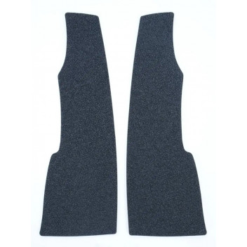 Ridged Grips: BLACK pair (23x8 cm each)