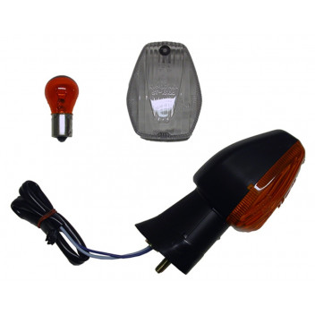 Indicator Honda CBRs 02-Fr.RH Rr.LH Stem 50mm Amber/Clear