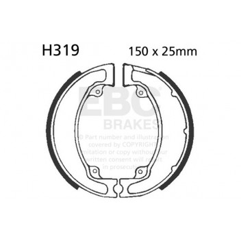 EBC BRAKE SHOE SET