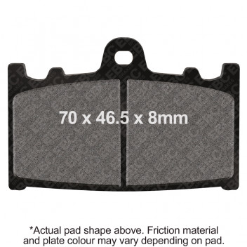 DOUBLE H SINTERED STREET PAD