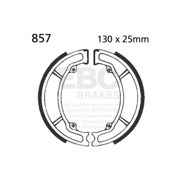 EBC BRAKE SHOE SET