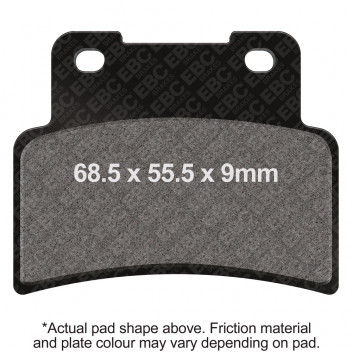 EBC SINTERED SCOOTER DISC PAD SET