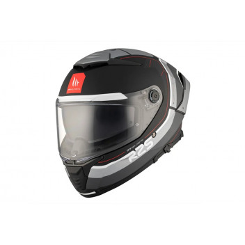 XL THUNDER 4 R25 B2 BK/WHITE MT HELMET
