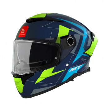 MED THUNDER 4 MOUNTAIN C7 BLU MT FULL FACE BLUE / YELLOW