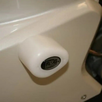 Aero Crash Protectors WHITE Ducati 848 1098 1098S 1098R