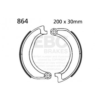 EBC BRAKE SHOE SET