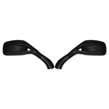 Mirrors Black Rounded Aprilia