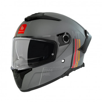 LARGE THUNDER 4 C2 MIL GREY MATT MT HELMET