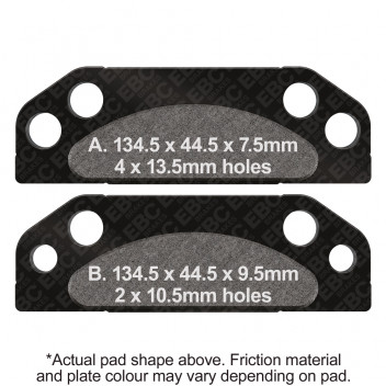 FUSION PAD - POLARIS HANDBRAKE PAD