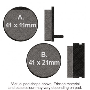 M/C DISC PAD SET -DMX
