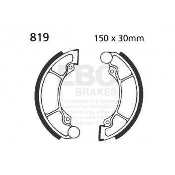 EBC BRAKE SHOE SET